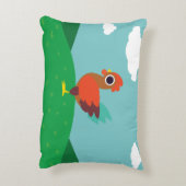 チェスターオンドリ アクセントクッション (裏面(縦))