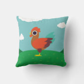 チェスターオンドリ クッション (裏面)