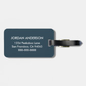 チェスターオンドリ ラゲッジタグ (裏面横)