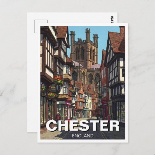 チェスターカテドラルイングランド旅行 ポストカード (正面/裏面)