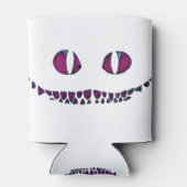 チェスターキャット顔ニヤニヤが不思議の国でアリスを煙る 缶クーラー (裏面)