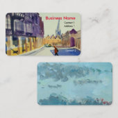 チェスターフィールドの曲がった絵画スパイア 名刺 (正面/裏面)