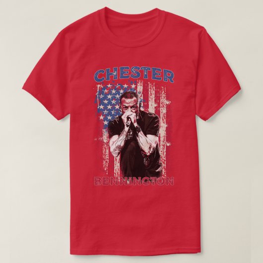 チェスターベニントン Tシャツ (デザイン正面)