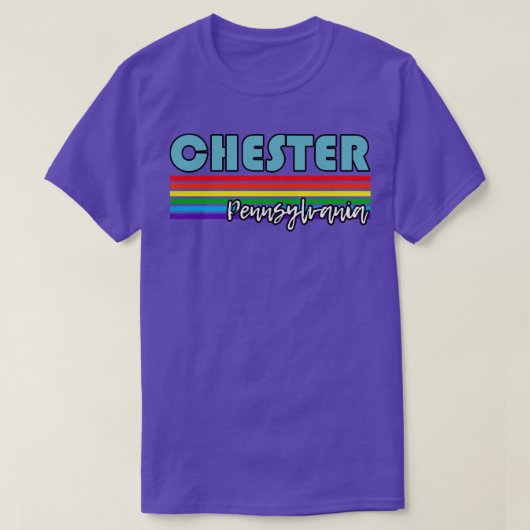 チェスターペンシルバニアプライドチェスターLGBTギフトLGBT Tシャツ (デザイン正面)