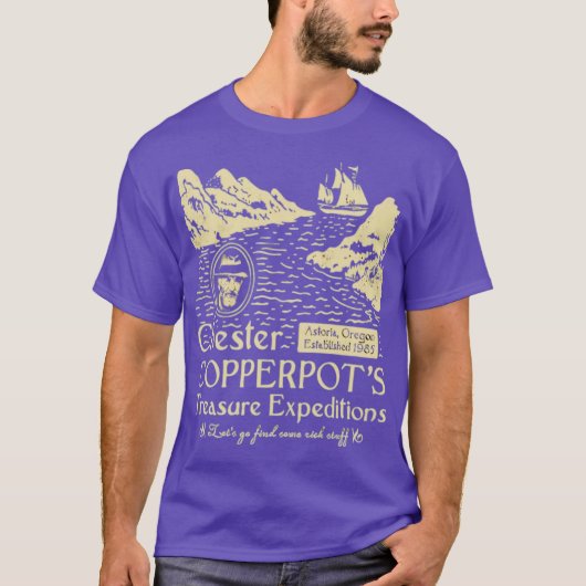 チェスター・コッパーポットの宝探し遠征 Tシャツ (正面)