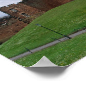 チェスター・ハーフムーンタワーを望む城 ポスター (角)