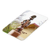 チェスターILセガール記念公園ポパイ像 マグネット (左側)