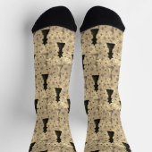 チェスデザインクルーソックス ソックス (上部)