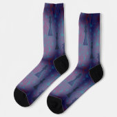 チェスデザインクルーソックス ソックス (左)