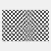 チェスデザイン包装紙フラットシートセット ラッピングペーパーシート (正面)