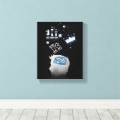 チェスデザイン キャンバスプリント (インサイチュ (ウッドフロア))