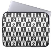チェスデザイン ラップトップスリーブ (正面)