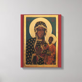 チェストチョワの女性の献身的なイメージ。 キャンバスプリント (正面)