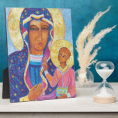 チェストチョワの我々の女性ブラックマドンナポーランド フォトプラーク (側面)