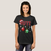 チェストナッツおもしろい一致する栗クリスマスクーデター Tシャツ (正面フル)