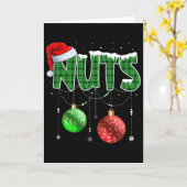 チェストナッツのクリスマスマッチングカップル栗 カード (黄色い花)