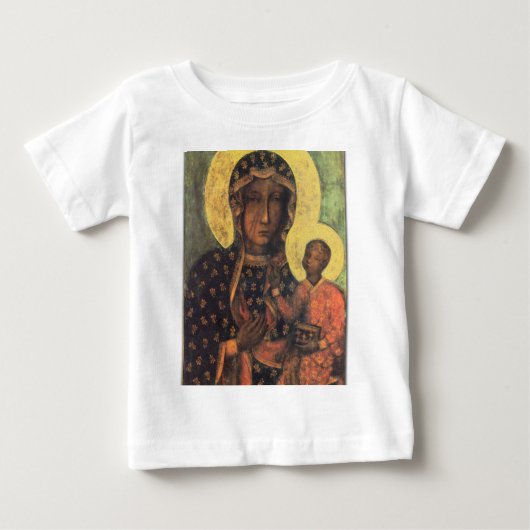 チェストホワの聖母 ベビーTシャツ (正面)