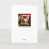 チェスナッツおもしろいクリスマス シーズンカード (裏面)