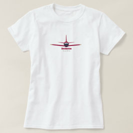 チェスナットヒルマサチューセッツMA飛行機空港 Tシャツ