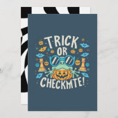 チェスハロウィーン 招待状 (正面/裏面)