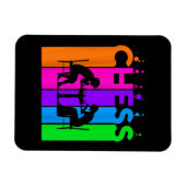 チェスバブル趣味とスポーツギフトアイディア マグネット (横)