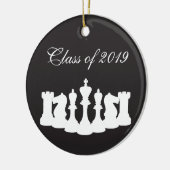 チェスパーソナライズされたの卒業オーナメント セラミックオーナメント (左)