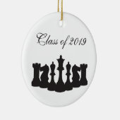 チェスパーソナライズされたの卒業オーナメント セラミックオーナメント (右)