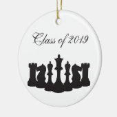 チェスパーソナライズされたの卒業オーナメント セラミックオーナメント (左)