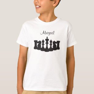 チェスパーソナライズされたのTシャツ子供へ Tシャツ