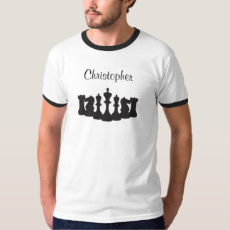 チェスパーソナライズされたのTシャツ男性へ Tシャツ