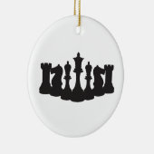 チェスパーソナライズされたオーナメント セラミックオーナメント (右)