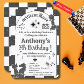チェスパーソナライズされたトーナメント誕生日 招待状