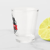 チェスパーソナライズされた選手クラブのチェックメイト ショットグラス (右)