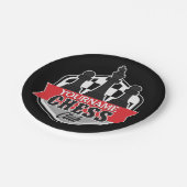 チェスパーソナライズされた選手クラブのチェックメイト ペーパープレート (アングル)