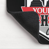 チェスパーソナライズされた選手クラブのチェックメイト マウスパッド (コーナー)