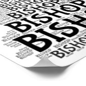 チェスビショップ語写真 ポスター (角)