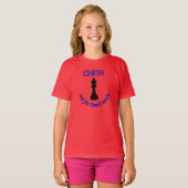 チェスピースキング – おもしろいことわざ- Tシャツ子供へ Tシャツ (正面フル)