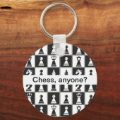 チェスピースデザインキーチェーン キーホルダー (正面)