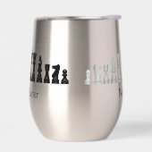 チェスピースデザイン熱ワインタンブラー (左面)