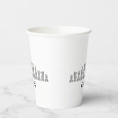 チェスピースデザイン紙カップ 紙コップ (左)