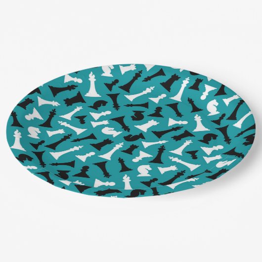 チェスピースデザイン紙プレート ペーパープレート (アングル)