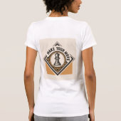 チェスピースデザイン - 決断の時 Tシャツ (裏面)