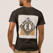 チェスピースデザイン - Make Your Move Tシャツ (裏面)
