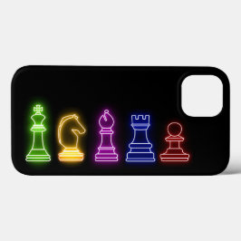 チェスピースネオンライトブラック iPhone 13ケース