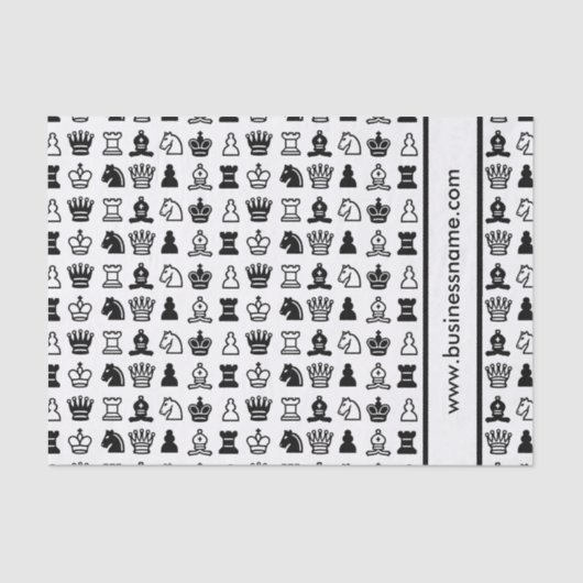 チェスピースパターンカスタム文字 薄葉紙 (正面)