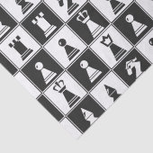 チェスピースパターンデザインティッシュペーパー 薄葉紙 (詳細)