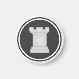 チェスピースホワイトルーク マグネット