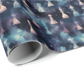 チェスピースモダン銀河系星雲宇宙 ラッピングペーパー (ロールコーナー)