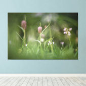 チェスフラワー自然写真 キャンバスプリント (インサイチュ (ウッドフロア))
