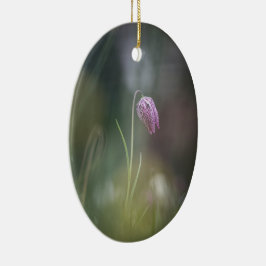 チェスフラワー自然写真 セラミックオーナメント